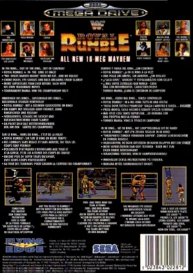 WWF Royal Rumble (World) box cover back